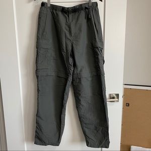 REI Men’s Convertible Gray Hiking Pants Size M 30L